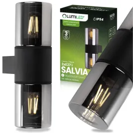 kinkiet-ogrodowy-lampa-zewnetrzna-led-2x-e27-czarna-szklo-ip54-elewacyjna