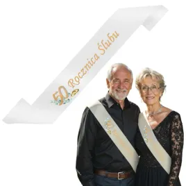 szarfa-50-rocznica-slubu-bialy-160-cm