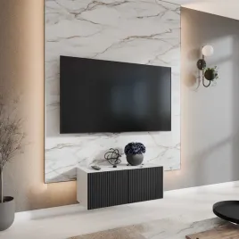 szafka-rtv-wiszaca-noe-szerokosc-100-cm-bialy-mat-czarny-mat-ryflowany-fr