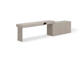 zestaw-woow-set-04l-biurko-komoda-lewy-szampanski-clay-grey-wos4l