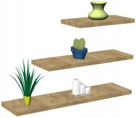 polka-meblowa-scienna-wiszaca-komplet-3-szt-polek-dab-craft-zloty-kolki