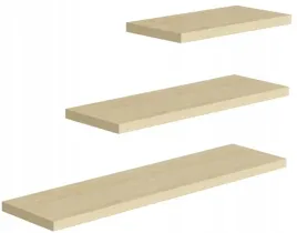 polka-meblowa-scienna-wiszaca-komplet-3-szt-polek-klon-kolki