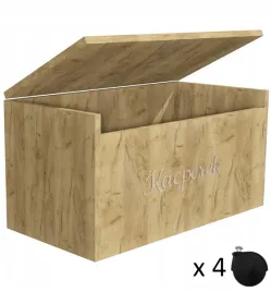 skrzynka-skrzynia-zabawki-craft-zloty-imie-kolka