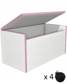 skrzynia-zabawki-ubrania-bialo-rozowa-kolka