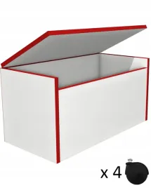 skrzynia-zabawki-ubrania-bialo-czerwona-kolka