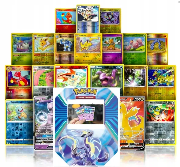 Zestaw Pokemon ELEMENTAL MASTERS 80 kart+puszka|holo rare MIRAJDON SAG