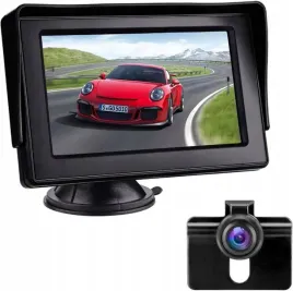 kamera-cofania-monitor-43-12v-przewodowa-wodoodporna-widocznosc-w-nocy