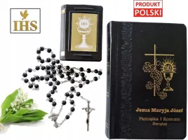 zestaw-komunijny-rozaniec-czarny-kulka-modlitewnik-pudelko