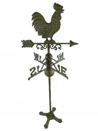 stojacy-wiatrowskaz-do-ogrodu-kogut-kogucik-patyna