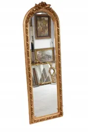 lustro-dlugie-waskie-secesja-zlote-187-x-61-cm-krysztalowe-drewniane