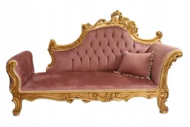 czerwona-palacowa-sofa-kanapa-lezanka-szezlong-drewno-welur-styl-barok