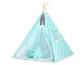 namiot-tipi-dla-dzieci-zawieszki-piora-maroko-mietowe