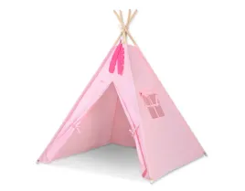 namiot-tipi-dla-dzieci-zawieszki-piora-rozowy