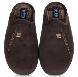 pantofle-meskie-neles-t9-4724a-marron-brazowe-ocieplenie-r-40