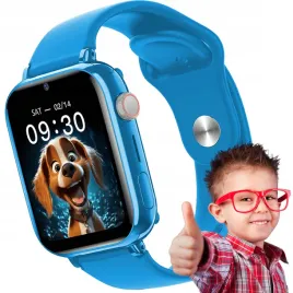 maxcom-fw59-kiddo-4g-smartwatch-dla-dziecka-niebieski-wideo-gps-sos-zegarek