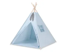 namiot-tipi-dla-dzieci-mata-zawieszki-piora-niebieski