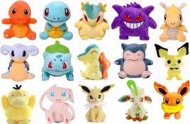 pluszak-pokemon-pikachu-eevee-gengar-cyndaquil-jolteon-snorlax-psyduck-mew