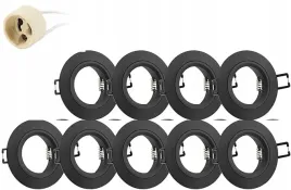 9x-wpuszczane-reflektory-doughelec-z-gniazdem-gu10-czarna-ramka-aluminiowa