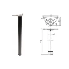 noga-meblowa-fi-60-h-710-czarna-gtv