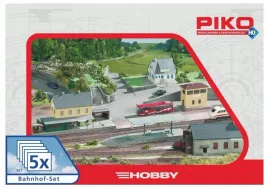 piko-61923-zestaw-dworcowy-5-budynkow-h0