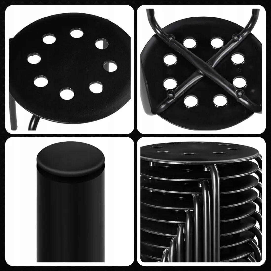 taboret-memflow-czarny-45-cm-stan-nowy