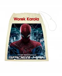 spiderman-worek-ecru-buty-szkola-imie