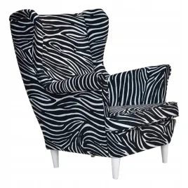 fotel-uszak-ari-print-skandynawski-family-meble-zebra-czarny-paski