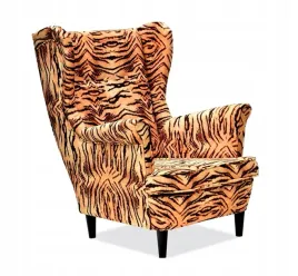 fotel-uszak-ari-print-skandynawski-family-meble-tiger-paski-orange