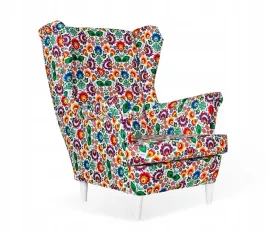 fotel-uszak-ari-print-skandynawski-family-meble-lowicki-bialy-kwiaty
