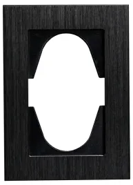 viplast-ramka-pojedyncza-gniazda-podwojnego-szczotkowane-aluminium-czarna
