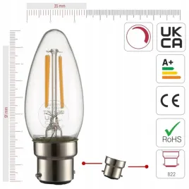 c0662-tekled-zarowka-led-b22-470lm-4w-6szt