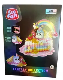 elefun-fantasy-collection-teczowy-tort-klocki-3d-kreatywne-226-el
