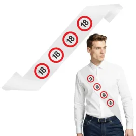 szarfa-urodzinowa-traffic-birthday-18-urodziny-bialy-160-cm