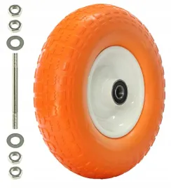 kolo-do-taczki-pu-pelne-bezdetkowe-400-6-4-00-6-os-12-mm-poliuretanowe