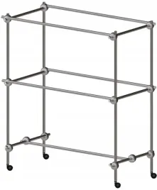 gondola-stojak-na-wieszaki-odziez-1-5m-kolkach