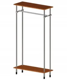 gondola-stojak-na-wieszaki-odziez-1m-z-polka