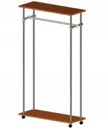 gondola-stojak-na-wieszaki-odziez-1m-z-polka