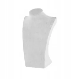 ekspozytor-na-bizuterie-stojak-popiersie-na-lancuszki-naszyjniki-szare-25cm