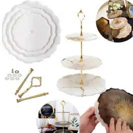 forma-silikonowa-do-zywicy-zestaw-do-patery-3-poziomy-taca-zegar-25-cm