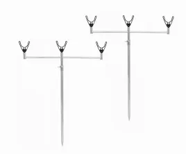 zestaw2x-stojak-3wedki-buzz-buz-bar-sztyca-teleskopowa-40-65cm-6x-widelki