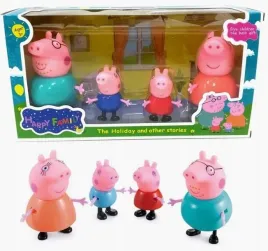 zestaw-figurek-swinka-pepa-brat-george-jacek-mama-tata-wesola-rodzinka-4szt