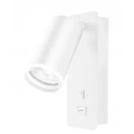 lampa-nocna-led-gu10-usb-35w-bialy-mat-zakres-obrotu-350-stopni