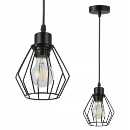 lampa-sufitowa-loft-led-e27-czarna-oprawa-zyrandol-brylant