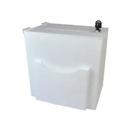 urna-skrzynka-30x20x30cm-z-plexi-mlecznej-z-kieszonka