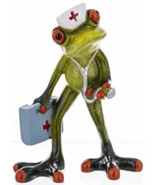 dekoracyjna-figurka-na-biurko-zaba-pielegniarka-na-prezent