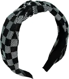 opaska-do-wlosow-czarna-w-kratke-krate-1szt