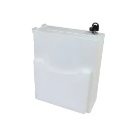 urna-skrzynka-25x10x30cm-z-plexi-mlecznej-z-kieszonka