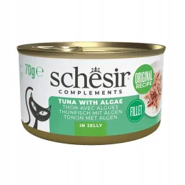 schesir-complements-mokra-karma-dla-kota-tunczyk-z-algami-w-galarecie-70g