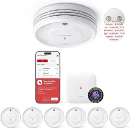 x-sense-inteligentny-czujnik-dymu-wlan-z-uchwytem-magnetycznym-xs0d-mr61