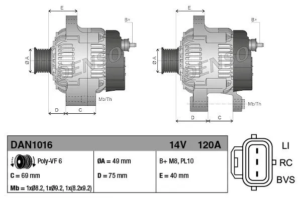alternator-dan1016-den